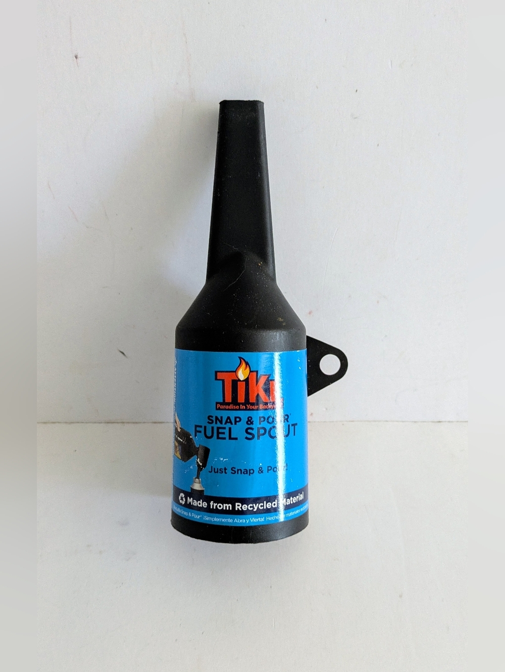 Tiki Snap & Pour Fuel Spout - Black with Blue Label